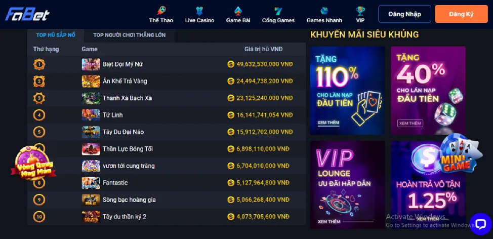 Biểu tượng cookie quảng cáo cho U888VIP1 Win